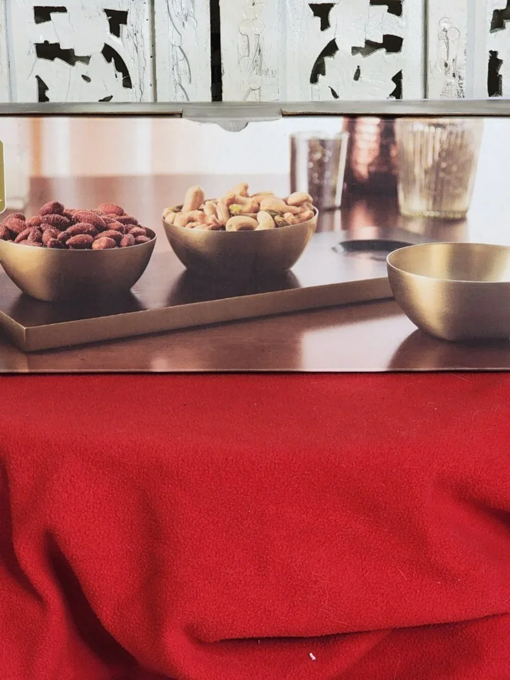 Kohl's St. Nicholas Square Shine Bright Matte Gold Bowls 4-Piece Condiment Set